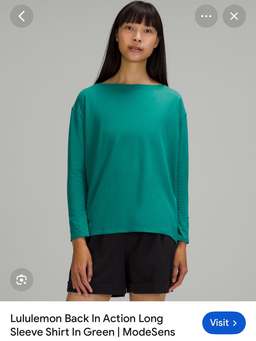 lululemon Back in Action Long-Sleeve Shirt Size6